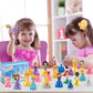 Bicakza Princess Toy Set - 12 Transformable Dolls with 24 Outfits, Ideal for Girls' Play, Party Favors, and Easter Gifts
