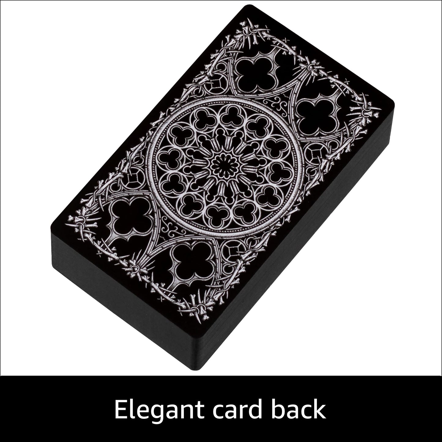 Darkside Skeleton Tarot Cards Deck With Qr Guide, Modern Aestetic 350 Gsm Durable Paper, Beginner Tarot Cards, No Brand Printing