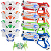 Kidzlane Laser Tag Set - 4 Players With Vest And Spider Target, Indoor/Outdoor Fun For Kids, Boys And Girls