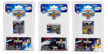 World'S Smallest Star Trek Bundle Set Of 3 Micro Figures