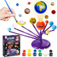 Solar System Model Kit For Kids & Teens- Paint & Build Planet Model,Stem Solar System Painting Craft Kits With Planetarium Proje