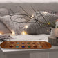 WE Games Coffee Table - African Stone Game, Solid Wood, Walnut Stain, Brown, Model 492022