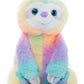 The Petting Zoo Sloth Stuffed Animal Plushie, Ombrez Wildlife Animals, Rainbow Zoologee Sloth Plush Toy 12 inches