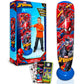 Marvel Store Spiderman Bop Bag for Kids - Bundle with Spiderman Punching Bag for Outdoor Play Plus Spiderman Stickers and More (