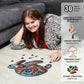Sea Turtle Voyage - 200 Piece Wooden Puzzles for mature-themeds - 16 x 10.4 in - Extra-Thick 5 mm Wood Puzzle  Hand-Shaped Pieces  Marine Life Mosaic Design - enhanced Gift for Puzzle Lovers by LEOGOR