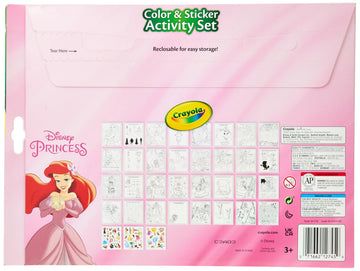 Crayola Color & Sticker Activity Set, Princess (foldalope)