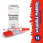 Crayola Washable Markers - Red (12Ct), Kids Broad Line Markers, Bulk Markers For Classrooms & Teachers
