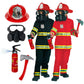 Morph Black Firefighter Costume For Kids Fireman Costume For Boys Fire Fighter Costume For Boys Kids Fire Fighter Outfit Boys Medium