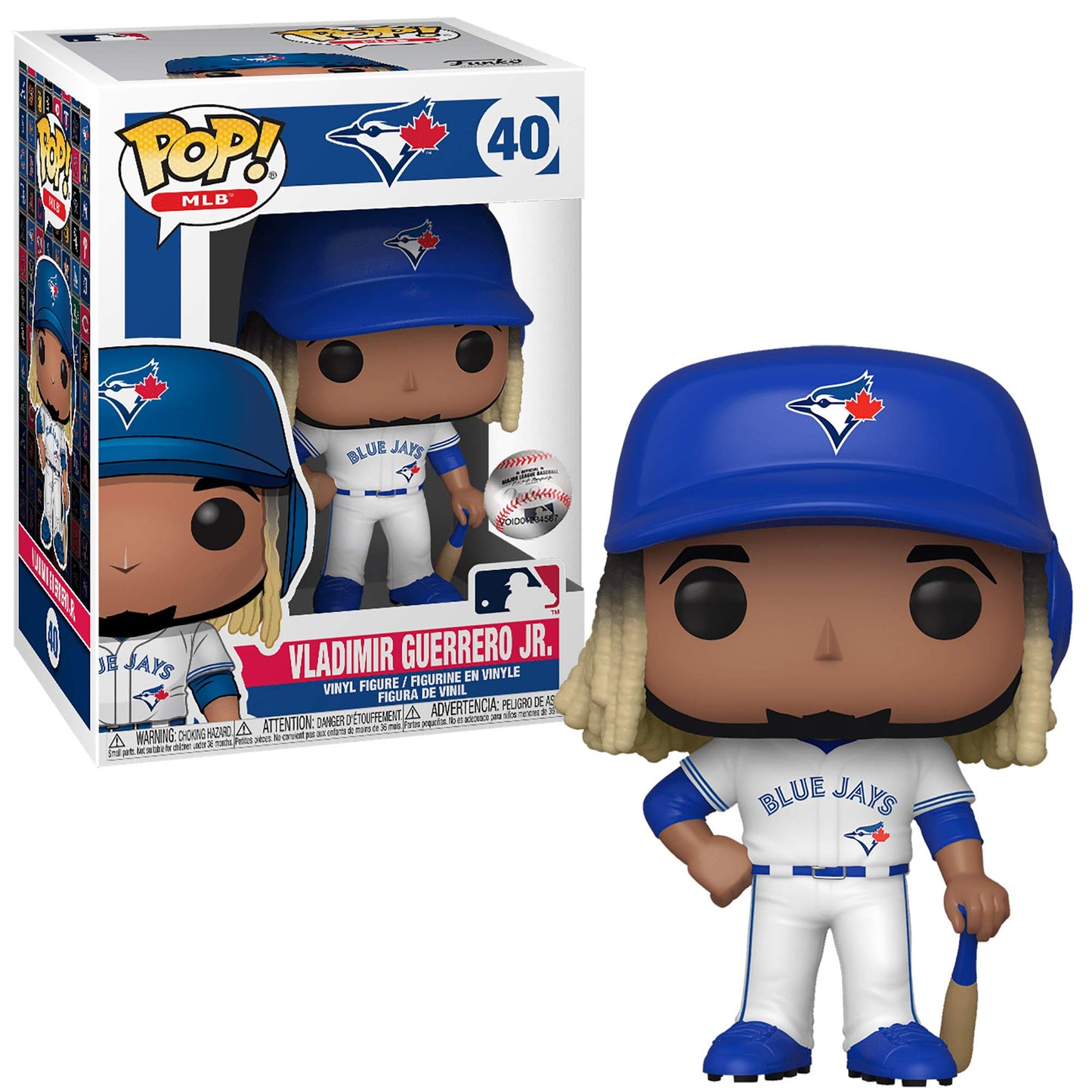 Funko POP Vinyl Figure: MLB Blue Jays Vladimir Guerrero Jr. - Multicolor, One Size, Model 46821