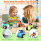 Orwine Toy Cars For 1 Year Old Boy, Inertia Toy Trucks, Early Educational Boy Toys Baby Toys 12-18 Months, Push And Go Cars Gifts For 1 Year Old Boys, Construction Vehicles Toddler Toys 4Pcs