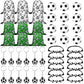 Poen 48 Pcs Soccer Party Favors Include 12 Drawstring Backpack 12 Mini Soccer 12 Keychain 12 Wax Thread Braided Bracelet Inspira