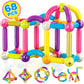 Contixo St2 Kids Magnetic Stix Stick 68 Pcs 3D Building Blocks Stem Construction Playboards Creativity, Imagination, Recreational, Educational For Children Toddler, 3+ Year Old Boys And Girls