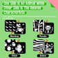 20 PCS Baby Visual Stimulus Cards, Double-Sided High Contrast Black and White Flashcards Visual Sensory Development Montessori C