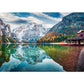 Rocorose 1000 Piece Jigsaw Puzzle Autumn of Italian Alps Naturpark Floor Puzzle for Kids mature-themed