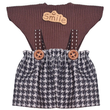 WASAFV Clothes for Labubu (NO Doll) fit a 17cm(6.69)  enhanced Outfit with Accessories  Soft & Stylish Hand-Woven Doll Set  Two-Piece Set 01