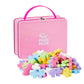 Plus Plus Building Set With Metal Suitcase, Open Ended Stem Toy For Toddlers And Preschool, 70 Big Pastel Interlocking Pieces