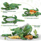 Tezituor 5 Pieces Realistic Stuffed Lizard Set With Babies,26.4 Inch Large Plush Bearded Dragon Animal Toy Gifts For Boys