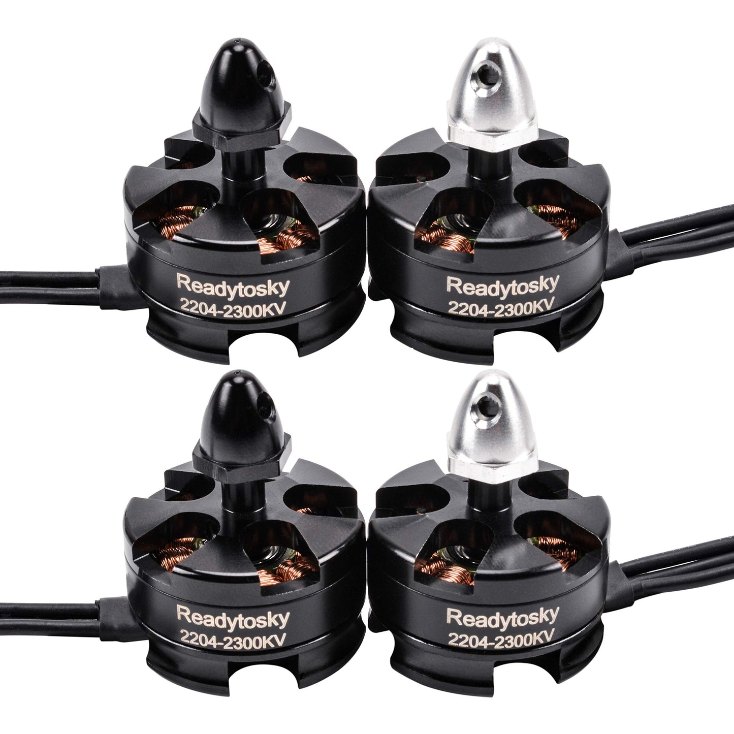 Readytosky MT2204 2300KV Brushless Motor 2-3S for RC QAV210 250 280 FPV Racing Drone Quadcopters(4PCS)