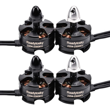 Readytosky MT2204 2300KV Brushless Motor 2-3S for RC QAV210 250 280 FPV Racing Drone Quadcopters(4PCS)