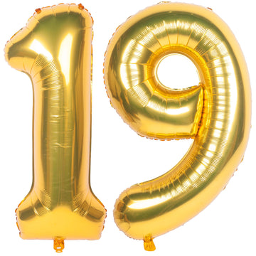 40 Inch Gold Number Balloons Helium Foil Mylar Balloon Birthday Party Banquet Decoration 19