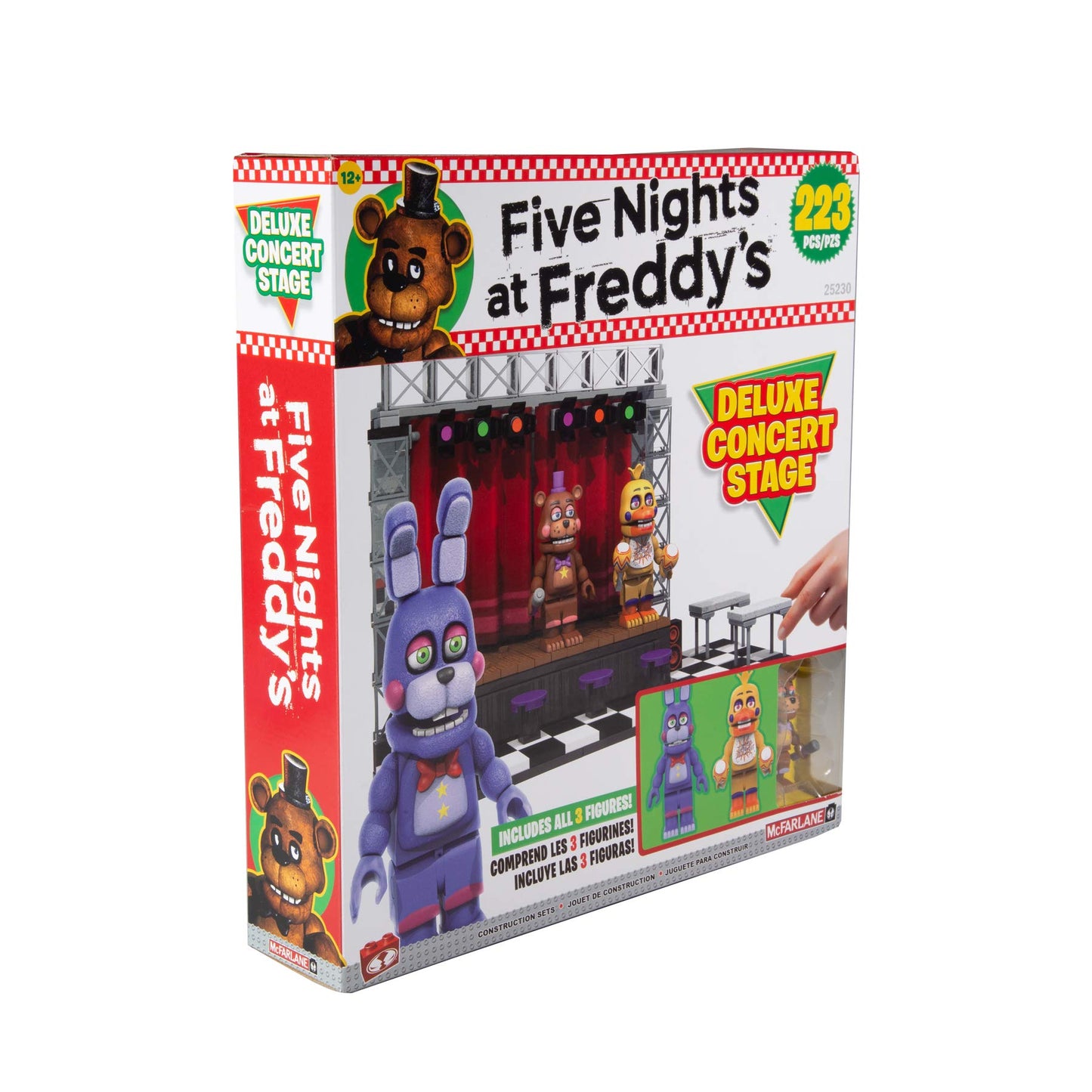 Mcfarlane Toys Five Nights At Freddys Deluxe Concert Stage Large Construction Set