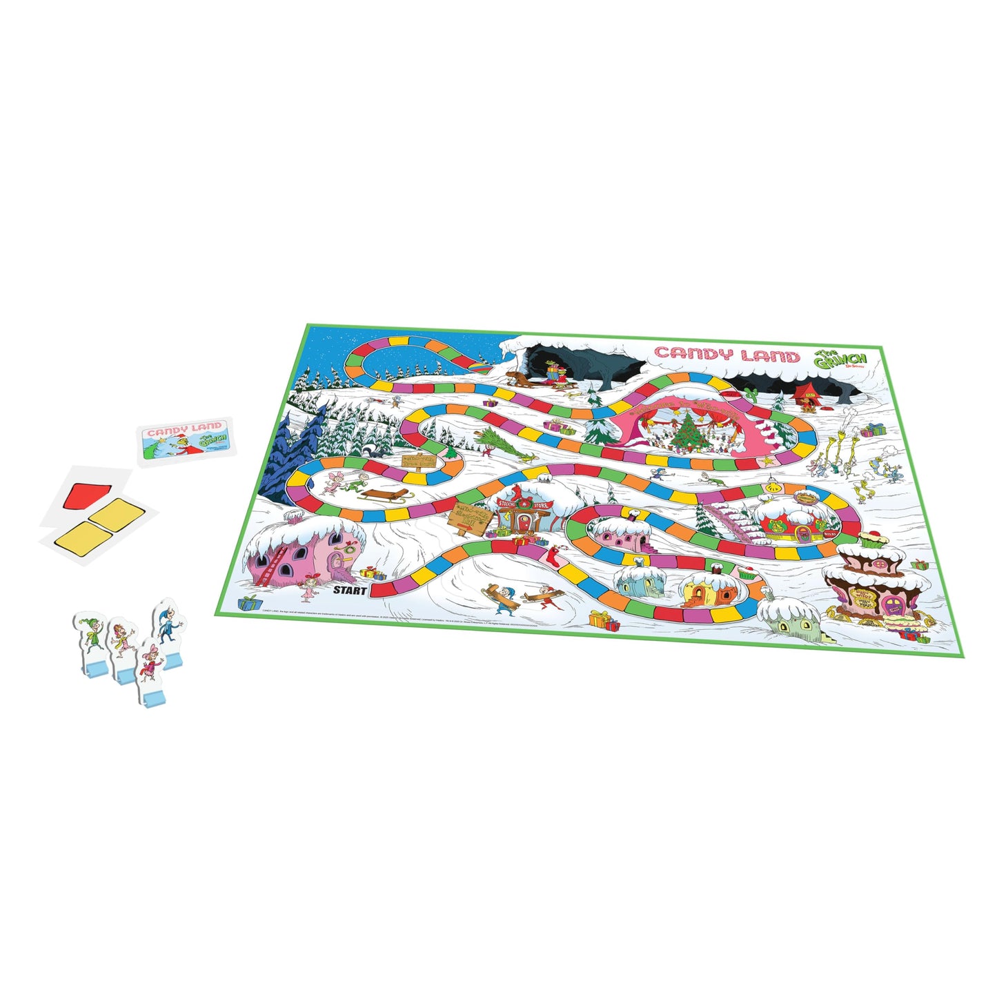 Candy Land: The Grinch Board Game, Play as Who-Ville Characters and Race to Mt. Crumpit, Classic Preschool Game for Kids and Fam
