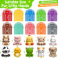 KMUYSL Farm Animals Playset for Toddlers, Multi-color, Medium Size, Educational Counting & Color Matching Toy for Ages 1-3
