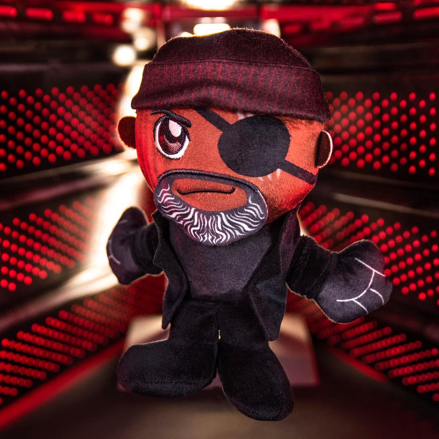 Bleacher Creatures Marvel Nick Fury Secret Invasion 8' Kuricha Sitting Plush- Soft Chibi Inspired Toy