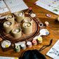 Kids Table Board Gaming Steam Up: A Feast of Dim Sum, Strategy Board Game, Cardboard, HBQ1102KTBG, Red and Green