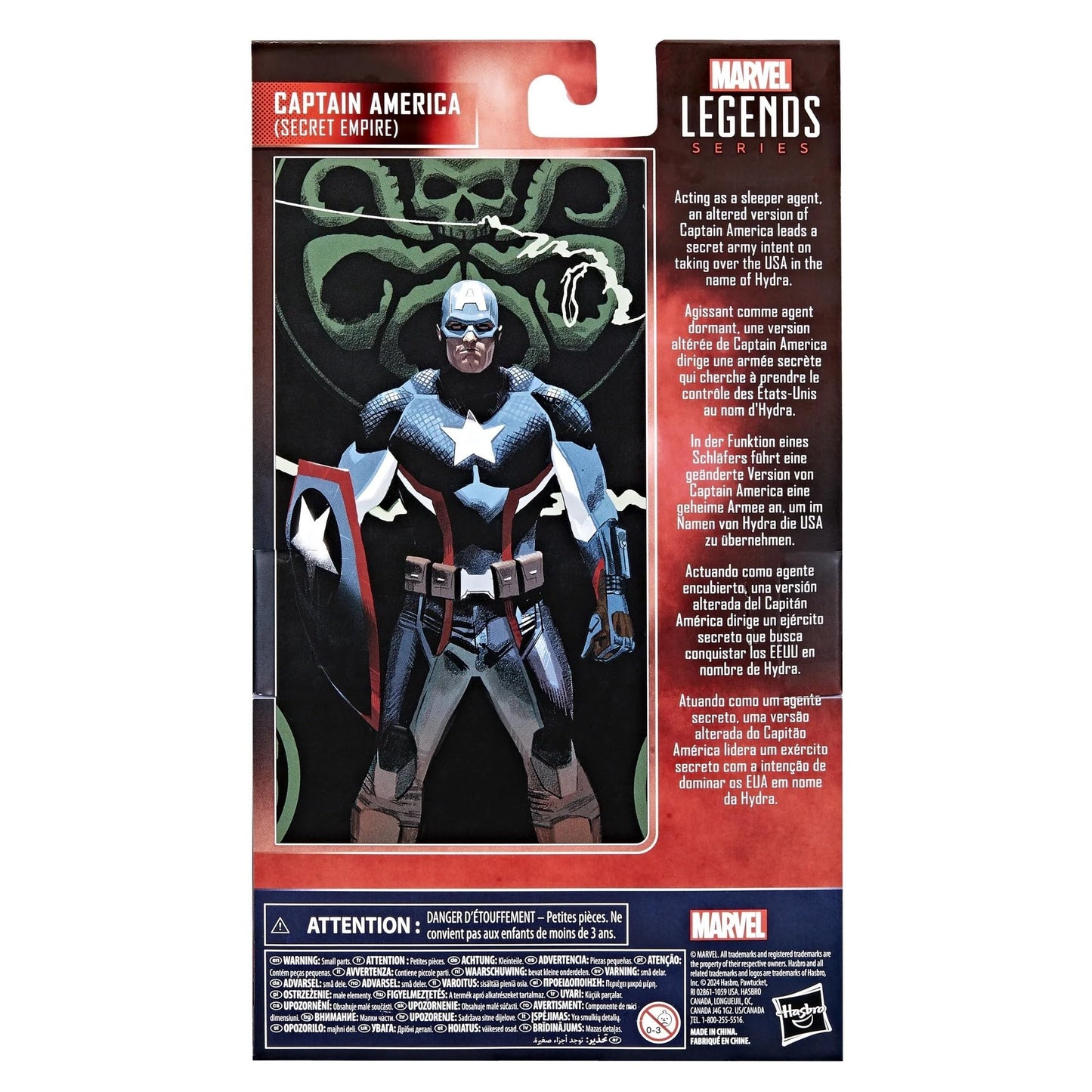 Marvel Legends Series Captain America Secret Empire limited availability Collectible Action Figure with Shield