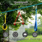 Hooroor Ninja Warrior Obstacle Course For Kids And Adults - 66Ft Slackline With Tree Climbing Rock Holds, Swing Seat, Monkey Bars, Ring Wheel, Rope Ladder - Outdoor Training Playset