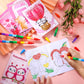 Ben Louis 24 Pcs Valentines Day Mini Coloring Books Kids With 24 Crayons Valentine Day School Party Favors Activity Books Bulk F