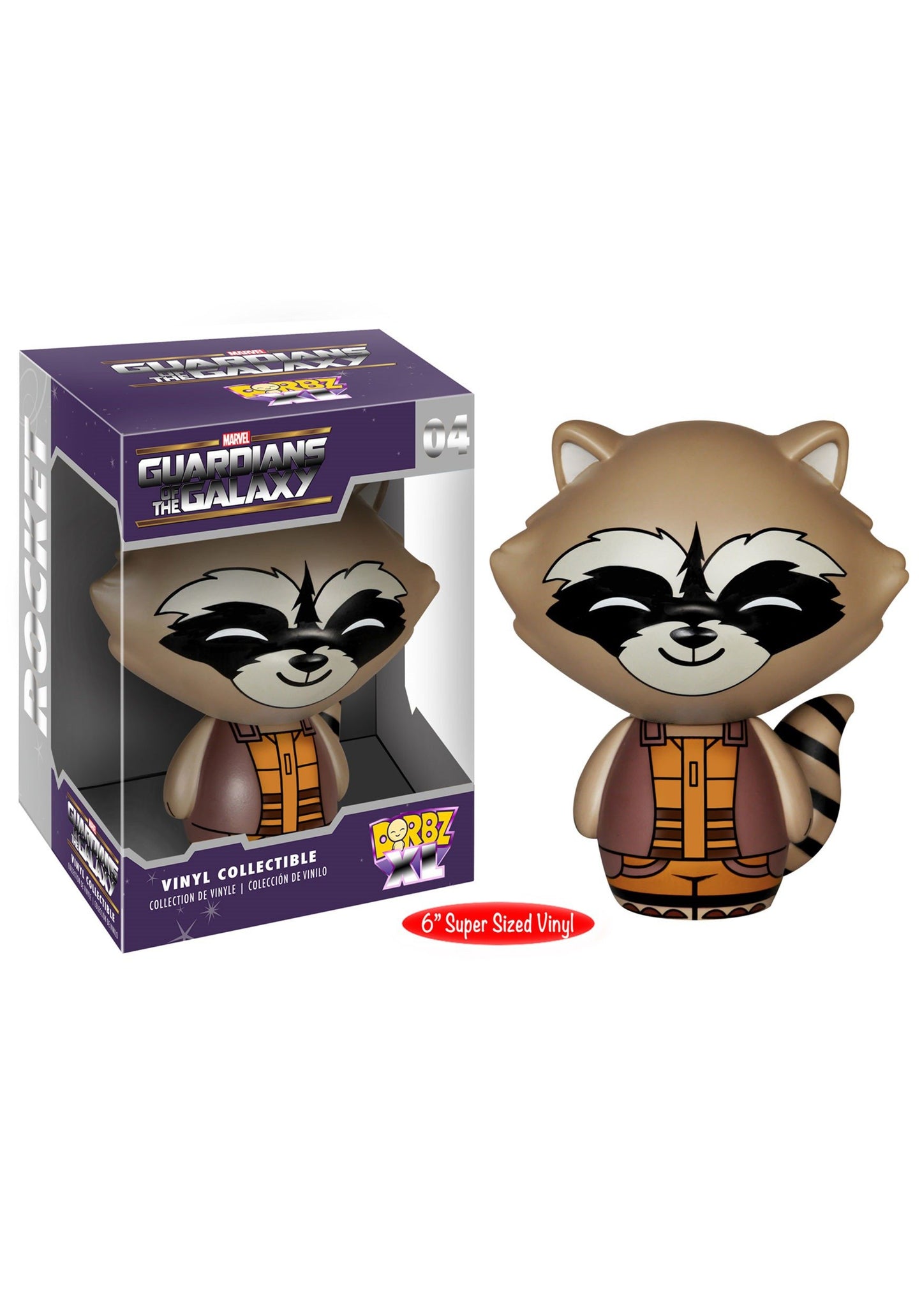 Funko Dorbz Xl: Gotg - 6'' Rocket Raccoon Action Figure