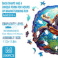 Wooden Puzzles for mature-themeds - Advanced Deep Sea Turtle Wooden Puzzle Unique Puzzels  Wooden Jigsaw Puzzles for mature-themeds  Wood Puzzles mature-themed  Perfect for Birthday Gifts  Family Puzzles 11.5 x 11.8in 200pcs