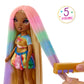 Rainbow High Hair Chalk & Style Meline - Rainbow & Gold 11    Doll. Washable Rainbow Hair Chalk, Color, Style, Play, Rinse & Rep