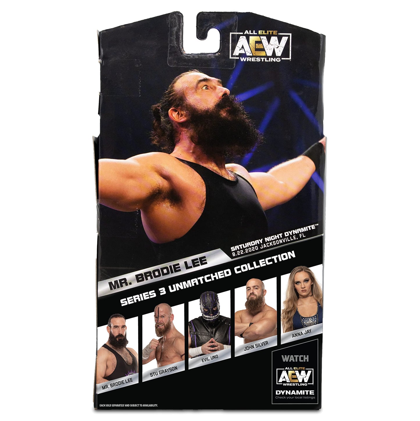 All advanced Wrestling - 6-Inch Brodie Lee Figure with Accessories - Unmatched Collection Series 3