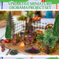 Roundfunny 27 Pcs Primitive Man Figurines Kit, Include Diorama Supplies Mini People Figures Mixed Model Trees Stone Sand For Dio