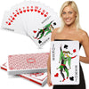 Cholemy Jumbo Playing Cards 11 X 17 Inches Giant Deck Of Cards Large Print Playing Cards Oversized Full Deck Cards For Adults Ga