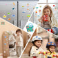 Towjug 3 Set Reusable Stickers Book For Toddles, Preschool Learning Activity Sticker Books, Jelly Stickers Quiet Books For Girls