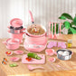 Cicicooie Kid Cooking Sets Real Junior Easy Montessori Mini Kitchen Safe Tools, Real Food Making For Children 8-12 Girls Beginne