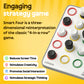 GiiKER Smart Four 3D AI-Powered Game for 1-2 Players, Travel-Friendly, Ages 6-12, Available in Black, Pink, Grey, Lavender