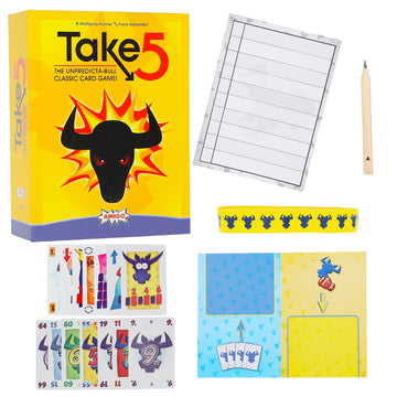 Amigo Games Take 5 Classic Card Game 30Th Anniversary Edition - Contains Beloved Base Game Plus Cooperative Variant & Special Ne