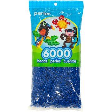 Perler Beads Fuse Beads for Crafts, 6000pcs, Dark Blue