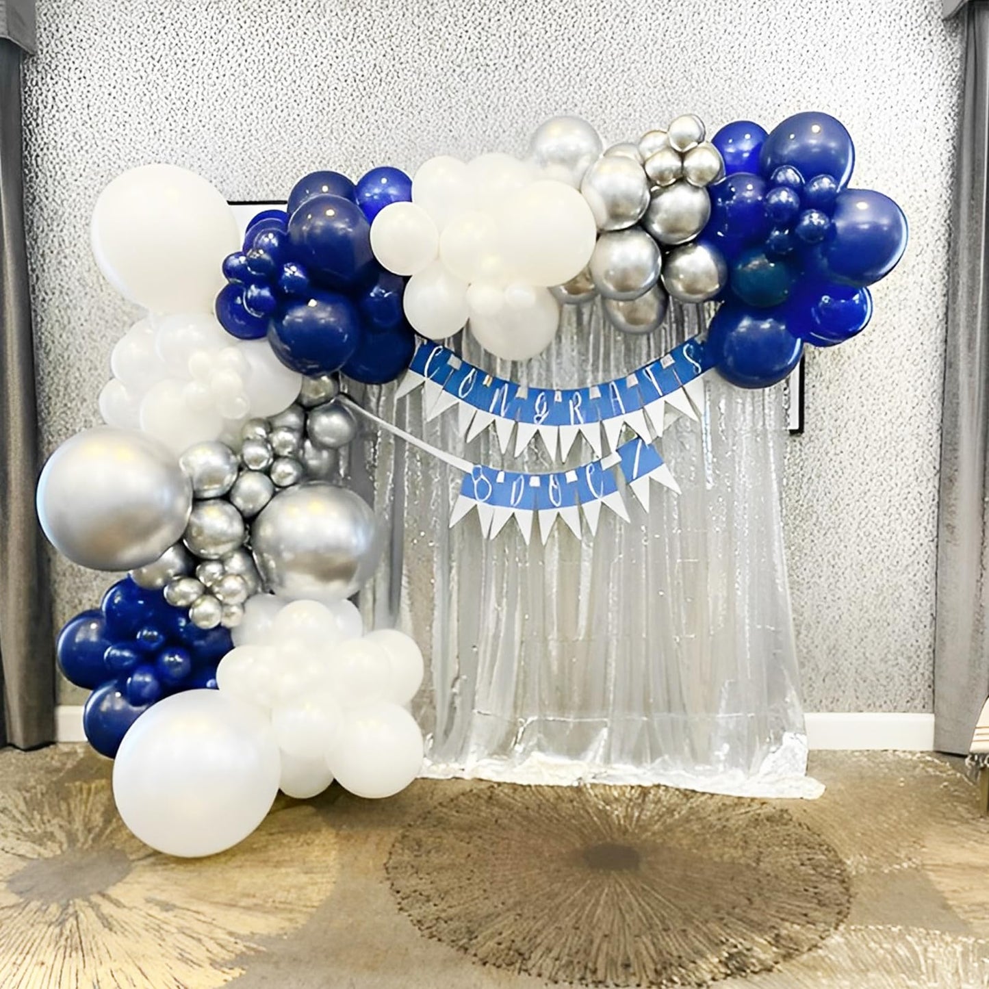 Voircoloria Navy Blue Balloons, 66Pack 12Inch Dark Blue Latex Party Balloons For Graduation, Wedding, Birthday, Baby Shower, Gen