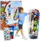 Marvel Avengers Bop Bag Set - 3 Pc Bundle with Superhero Punching Bag for Kids | Avengers Bop Bag with Stickers and More (Marvel