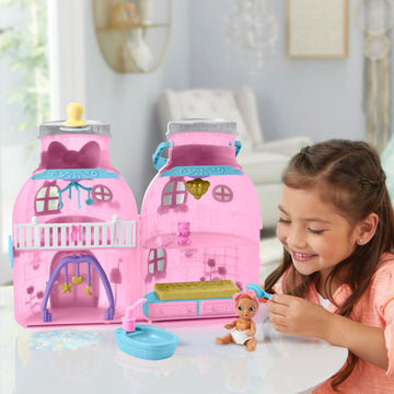 Baby Born Surprise Bottle House Playset With Exclusive Doll - Discover 20+ Surprises, 2 Levels Of Play, 6 Rooms To Explore, For Kids Ages 3 And Up