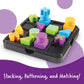 Learning Resources Mental Blox Go!, STEM, 30 Portable Problem Solving and Imaginative Games & Puzzles, Ages 5+, multi-color