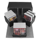 Yaxaza Durable Double Layer Card Box With Dice Tray For Mtg Commander Deck Box, Protects 200+ Double Layer Cards, Designed For M
