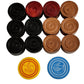 Pam Herbals Professional Carrom Board Game - Wooden with 24 Coins & 2 Strikers, 8mm Size, Ideal for Champions