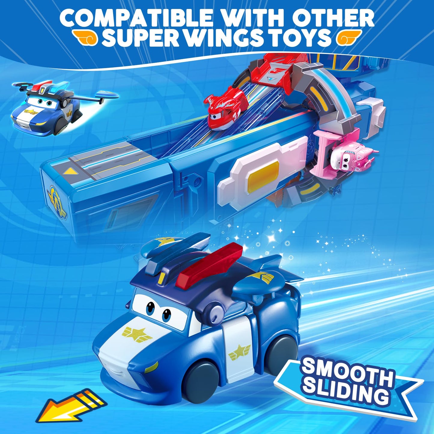 Super Wings Transformable Toys, 2 In Lucie Robot Transforming Action Figures, 2-In-1 Mode Robot Toys For Boys Girls 4-6 6-8, Fun
